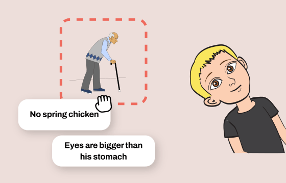 Idioms game screen